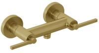 Смеситель для душа Kludi Nova Fonte Puristic 20710N015 брашированное золото PVD