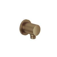 Шланговое подключение Kludi Nova Fonte Puristic 20543N1-15 брашированная бронза PVD