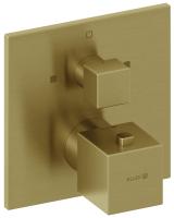 Термостат для ванны и душа KLUDI DECUS 54810N075 брашированное золото PVD