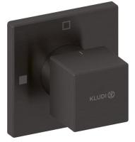 Переключатель потоков Kludi Decus 54847N275 оружейная сталь PVD, на два потребителя