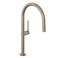 Смеситель для кухни Kludi Reef 50851N175 брашированная бронза PVD