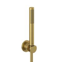 Душевой гарнитур Kludi Nova Fonte Puristic 20850N0-15 брашированное золото PVD
