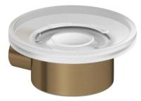Мыльница KLUDI VELA R 58985N1 брашированная бронза PVD