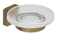Мыльница KLUDI VELA S 25985N1 брашированная бронза PVD