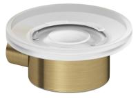 Мыльница KLUDI VELA R 58985N0 брашированное золото PVD