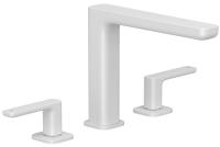 Смеситель для раковины на 3 отверстия KLUDI RENON 423935375 белый матовый