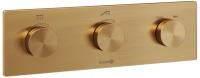 Электронный встраиваемый термостат KLUDI-PUSHTRONIC 38300N1-00 брашированная бронза PVD