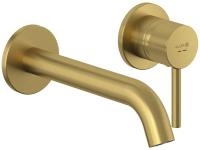 Смеситель для раковины KLUDI BOZZ 38245N076 брашированное золото PVD