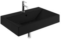 Раковина подвесная KLUDI RESA 59WW8139 прямоугольная 81x50 черный матовый