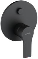 Встраиваемый смеситель для ванны и душа KLUDI ZENTA SL 487593965 черный матовый