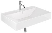 Раковина подвесная KLUDI RESA 59WW8143 прямоугольная 81x50 белый