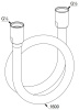 Душевой шланг KLUDI SUPARAFLEX 61072N0-00 1600 мм, брашированное золото PVD