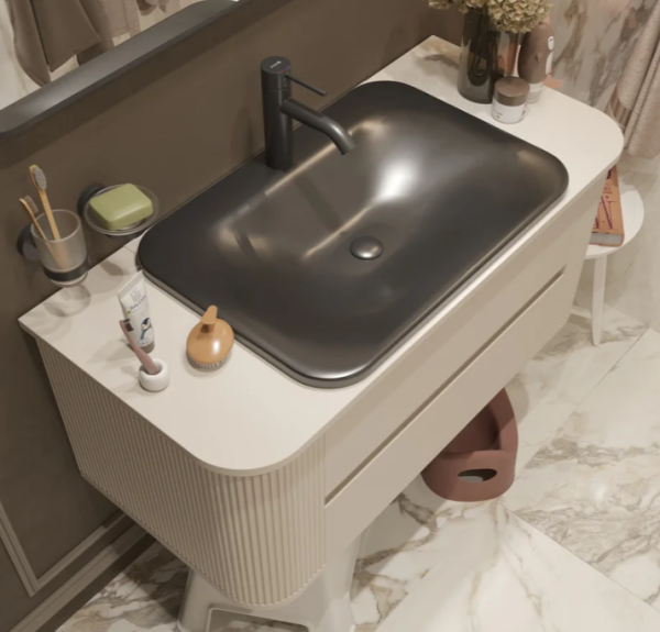 Смеситель для раковины KLUDI BOZZ 382823976 черный матовый