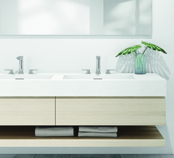 Смеситель для раковины на 3 отверстия KLUDI ZENTA SL 483930565 хром