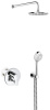 Душевой комплект KLUDI PURE&EASY 376400565 хром, С ВНУТРЕННЕЙ ЧАСТЬЮ