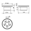 Мыльница KLUDI VELA R 5898553 белый матовый
