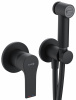 Гигиенический набор KLUDI ZENTA SL 489983965 черный матовый, С ВНУТРЕННЕЙ ЧАСТЬЮ