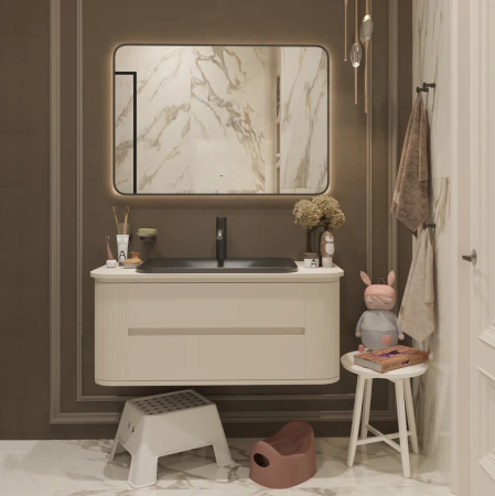 Смеситель для раковины KLUDI BOZZ 382883976 черный матовый
