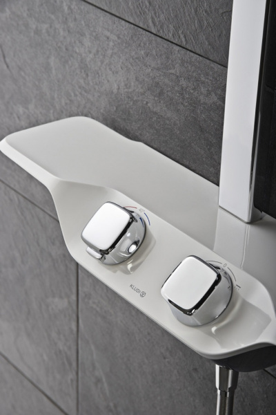 Душевая стойка KLUDI COCKPIT DISCOVERY 8020091-00 белый / хром