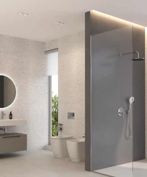 Душевой комплект KLUDI BOZZ 386710576 хром, С ВНУТРЕННЕЙ ЧАСТЬЮ