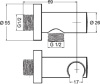 Шланговое подключение KLUDI ZENTA 6054705-00 хром