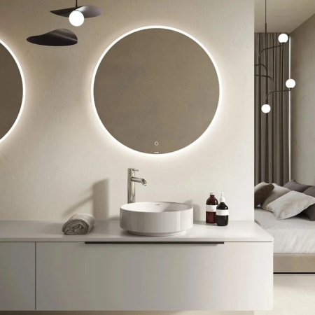 Раковина-чаша керамическая KLUDI RESA R 58CW1043 круглая 40x40  белый