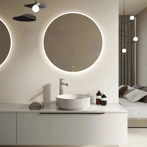 Раковина-чаша керамическая KLUDI RESA R 58CW1043 круглая 40x40  белый