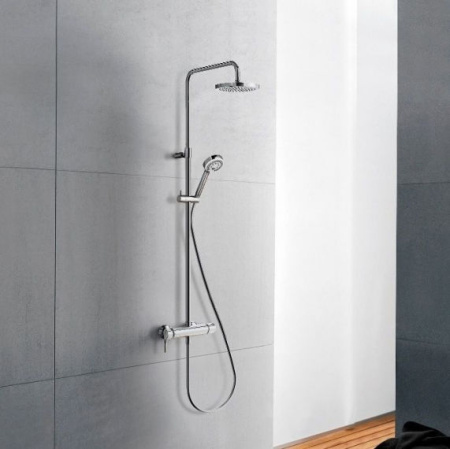 Душевая стойка KLUDI LOGO DUAL SHOWER SYSTEM 6809505-00 хром