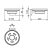 Мыльница KLUDI VELA S 2598505 хром