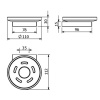 Мыльница KLUDI VELA C 3198553 белый матовый