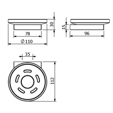 Мыльница KLUDI VELA C 3198553 белый матовый