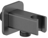 Шланговое подключение Kludi A-QA 65568N2-00 с держателем, оружейная сталь PVD