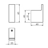 Крючок KLUDI VELA C 3198405 хром