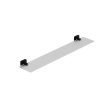 Полка стеклянная KLUDI VELA S 2597339 черный матовый