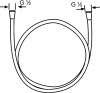 Душевой комплект KLUDI PURE&STYLE 406300575 хром, С ВНУТРЕННЕЙ ЧАСТЬЮ