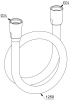 Душевой шланг KLUDI SUPARAFLEX 61071N0-00 1250 мм, брашированное золото PVD