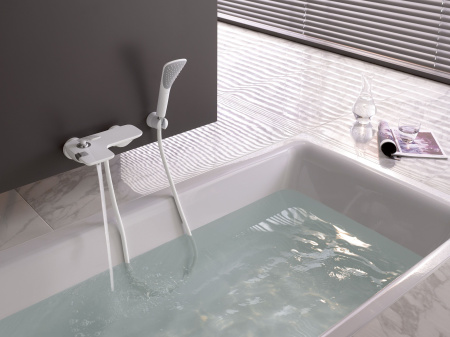 Душевой гарнитур KLUDI FIZZ 6765091-00 белый / хром