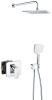 Душевой комплект KLUDI PURE&STYLE 406300575 хром, С ВНУТРЕННЕЙ ЧАСТЬЮ